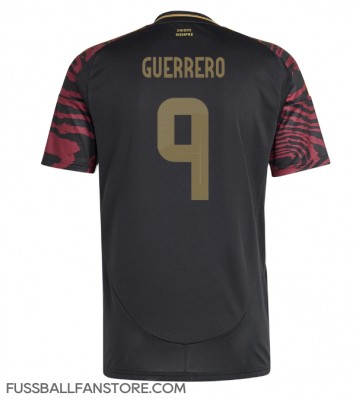 Peru Paolo Guerrero #9 Replik Auswärtstrikot Copa America 2024 Kurzarm